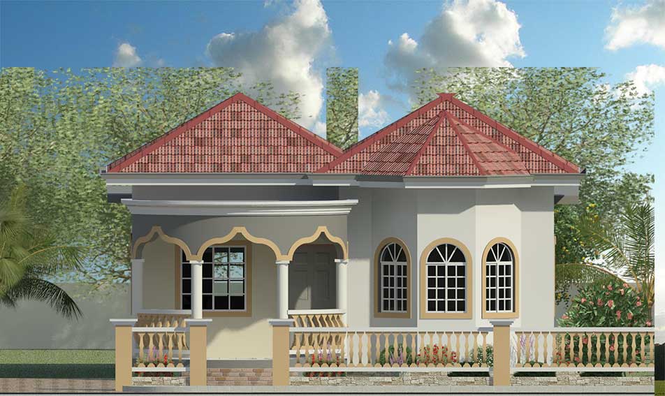 Three Bedroom House Design In Jamaica